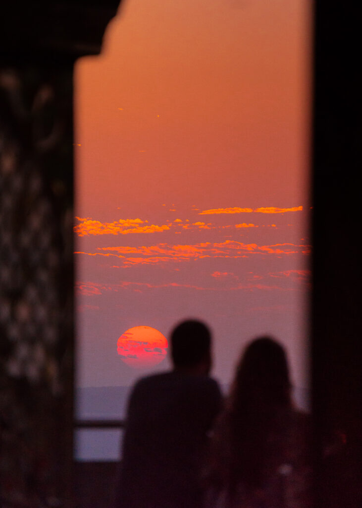 tramonto a Mandalay Hill