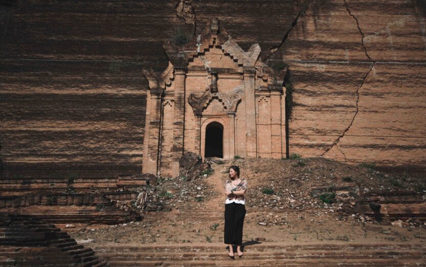 Mingun Paya Myanmar superare paura di viaggiare